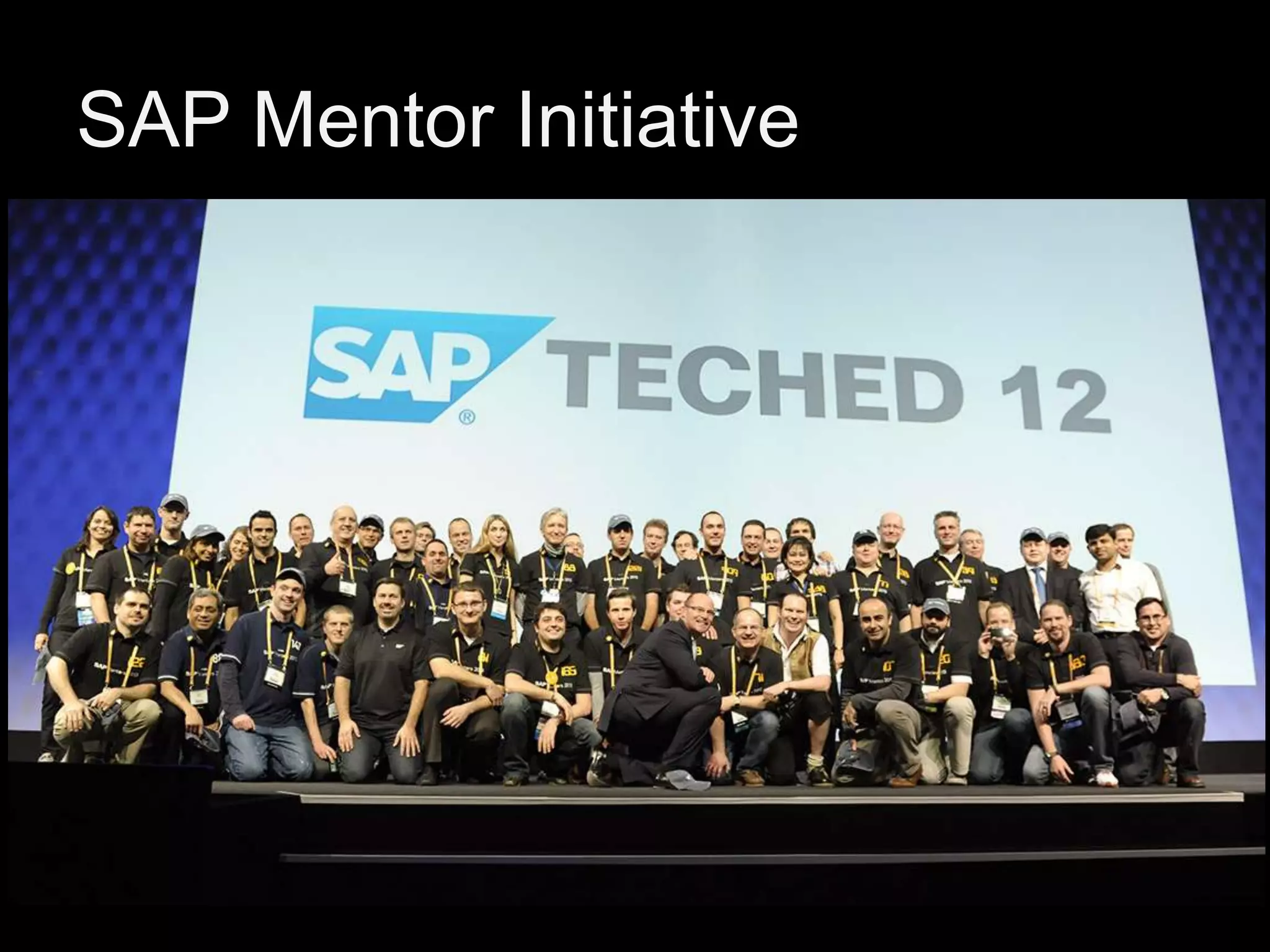 SAP Mentor Initiative

 