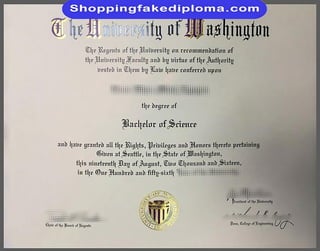 University of Washington fake Degree from shoppingfakediploma.com