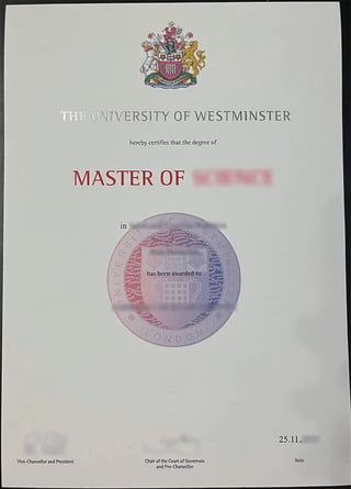 University of Westminster Degree buy fake degree