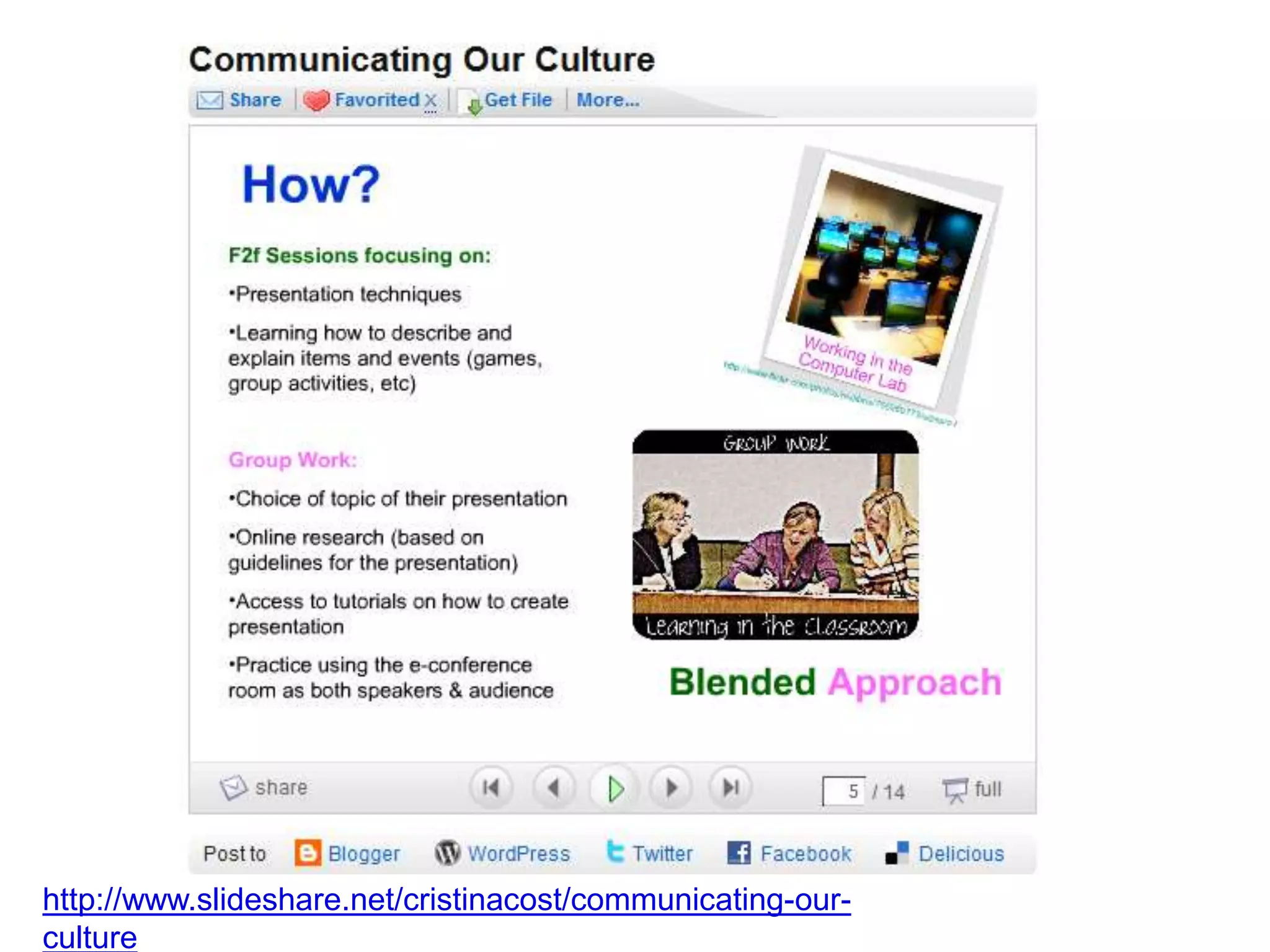 http://www.slideshare.net/cristinacost/communicating-our-culture