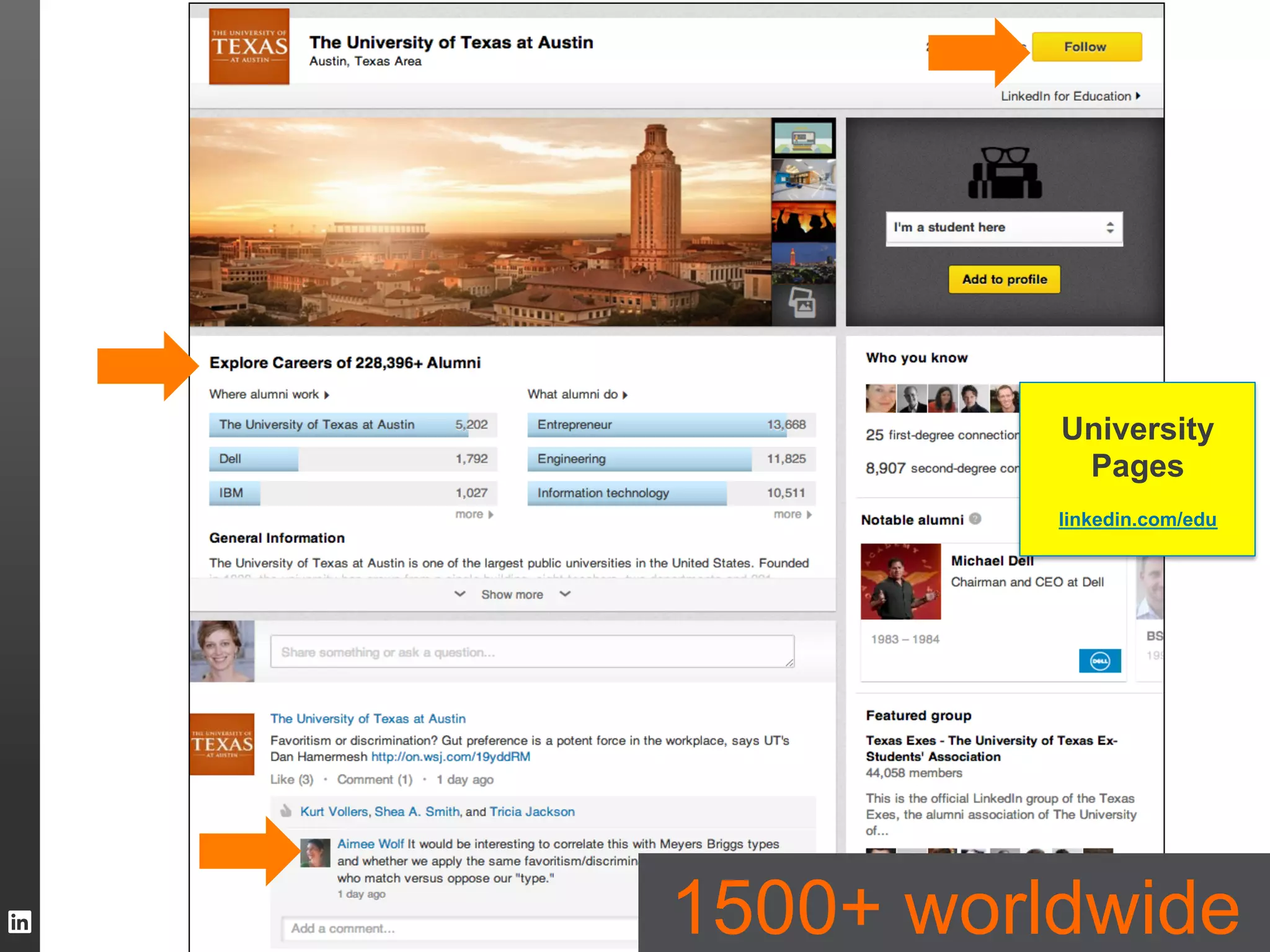 University
Pages
linkedin.com/edu

1500+ worldwide
TALENT SOLUTIONS

 