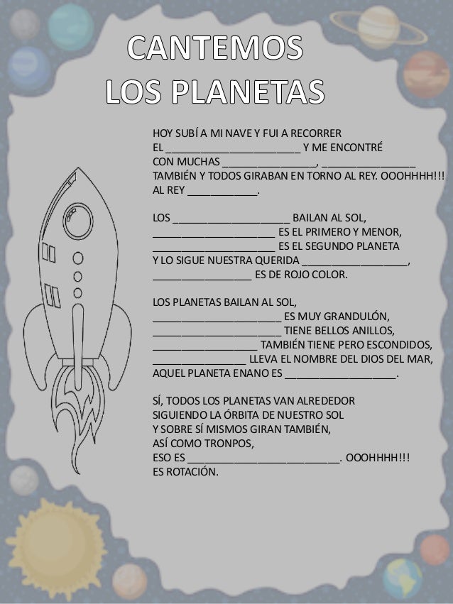 Proyecto El Universo 5 Anos Blog De Educacion Infantil