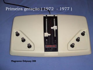 Primeira geração ( 1972 - 1977 )




  Magnavox Odyssey 200
 
