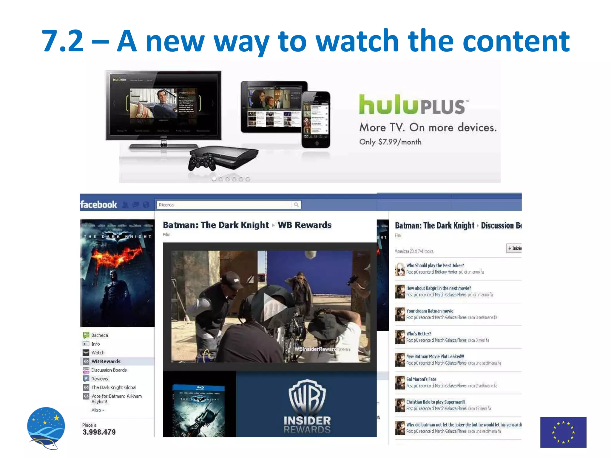 7.2 – A new way to watch the content 