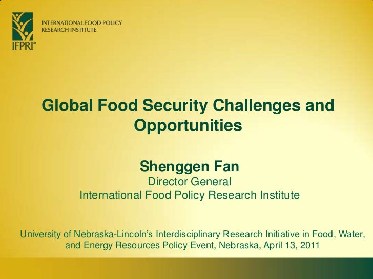 Global Food Security Challenges and Opportunities