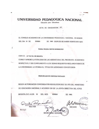 Universidad  Pegagógica Nacional
