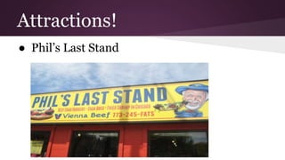 Attractions! 
● Phil’s Last Stand 
 