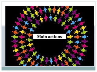 Main actions
 