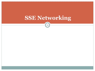 SSE Networking
34
 