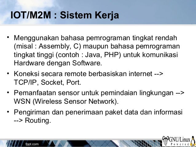 Materi Kuliah Umum Kapita Selekta : Internet Of Things