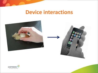 Device interactions
 