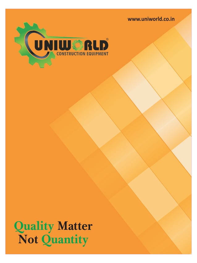 Uniworld Construction Equipment PDF