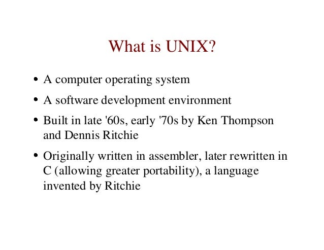 Unix