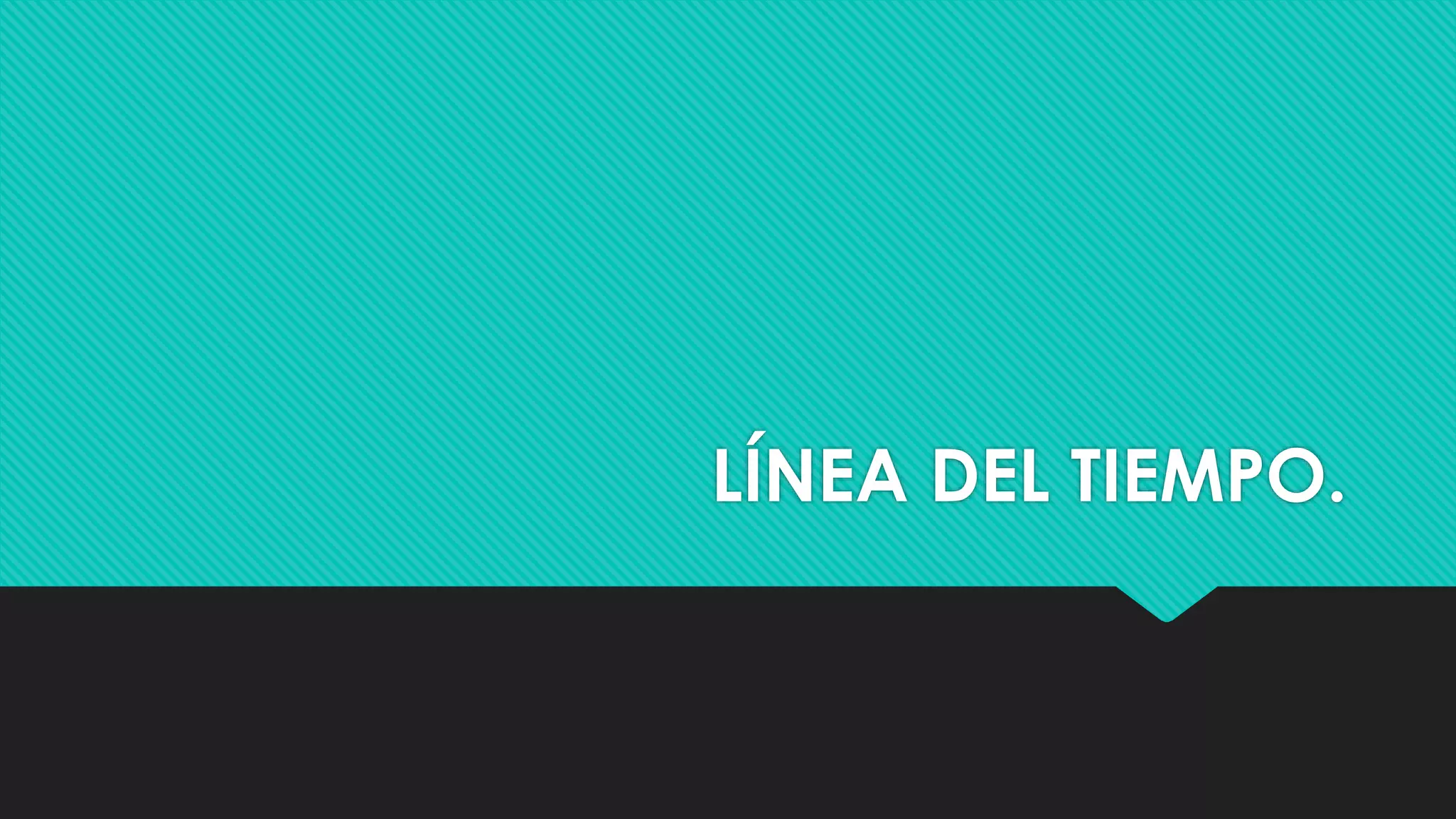 LÍNEA DEL TIEMPO.
 