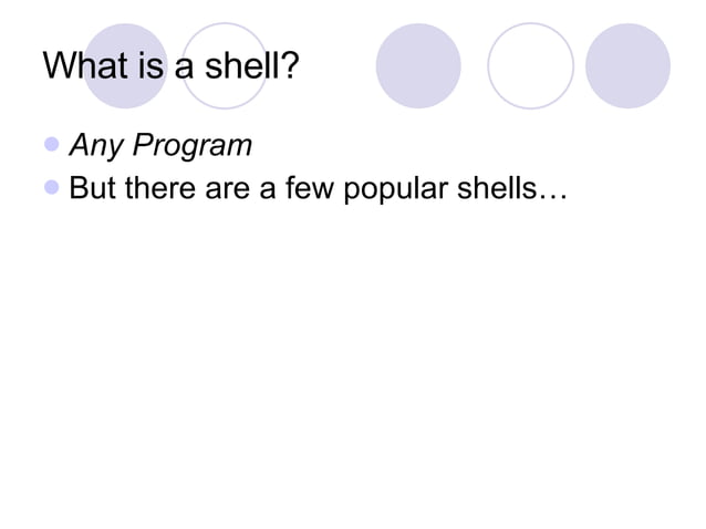 Unix Shell Scripting Basics | PPT