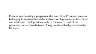 unix details file system, architecture, directory | PPTX | Operating ...