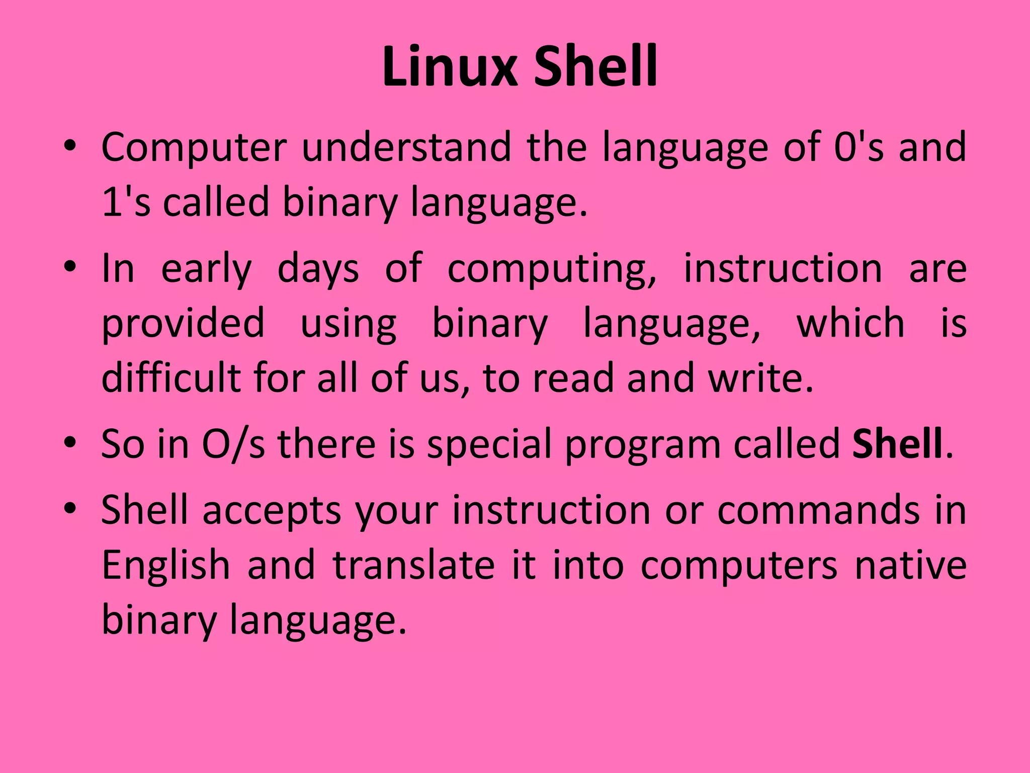 Unix and its Components | PPT