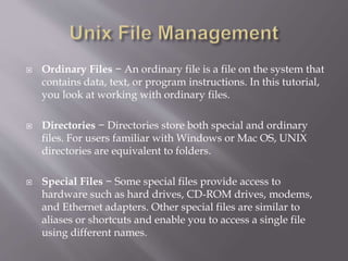 Ordinary File Unix assignment help | PPT
