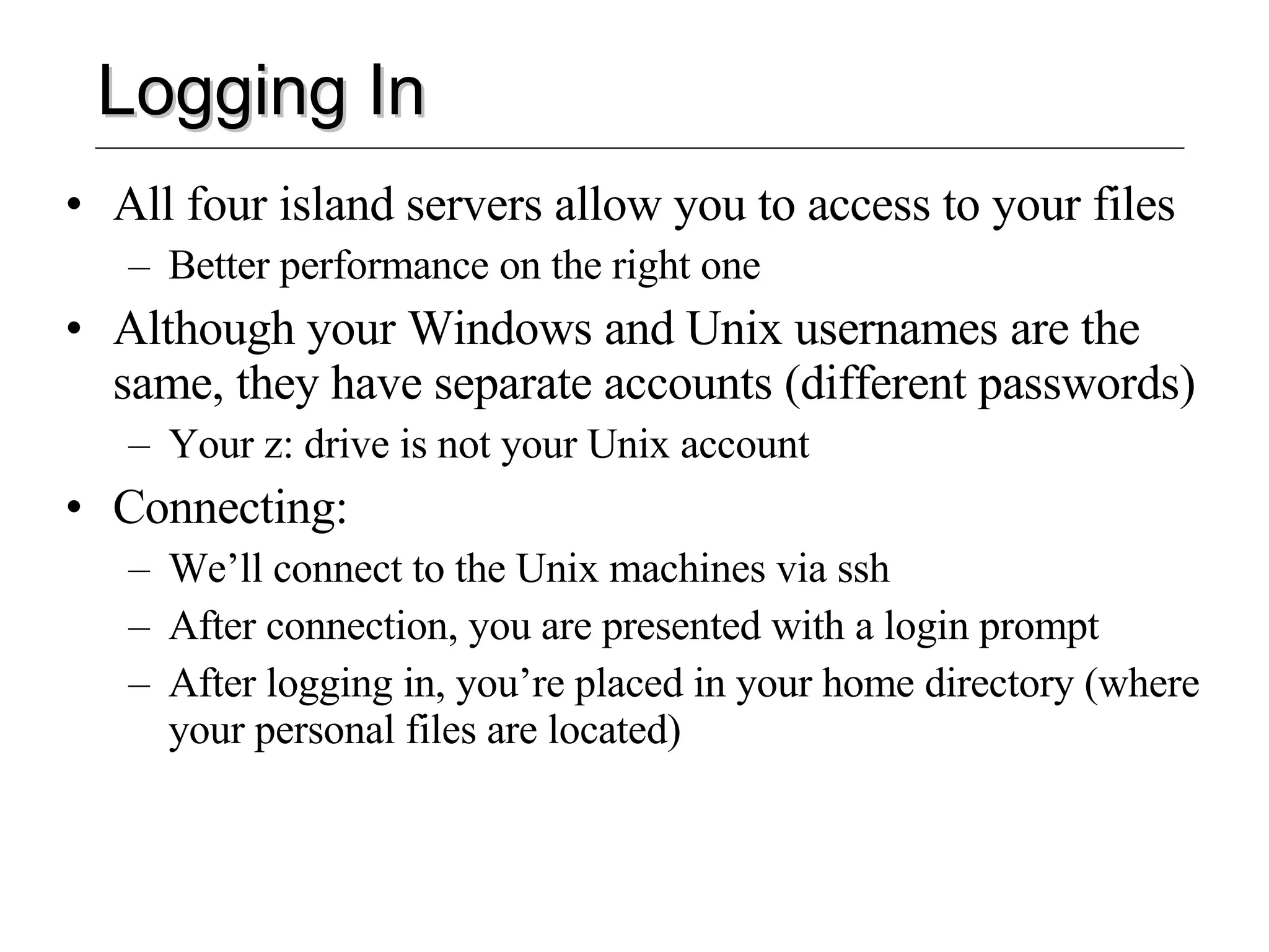 Unix basics ppt
