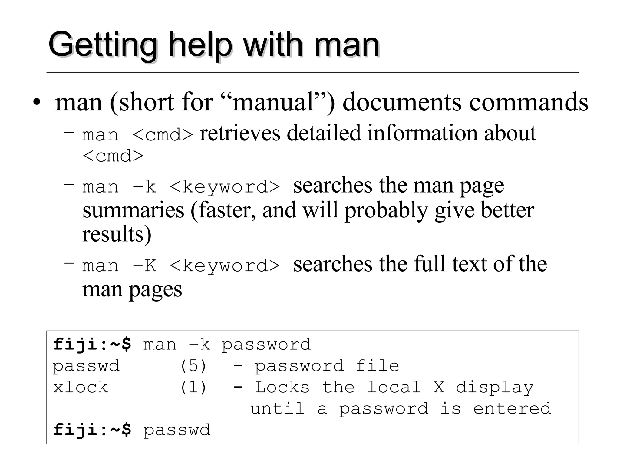 Unix basics ppt