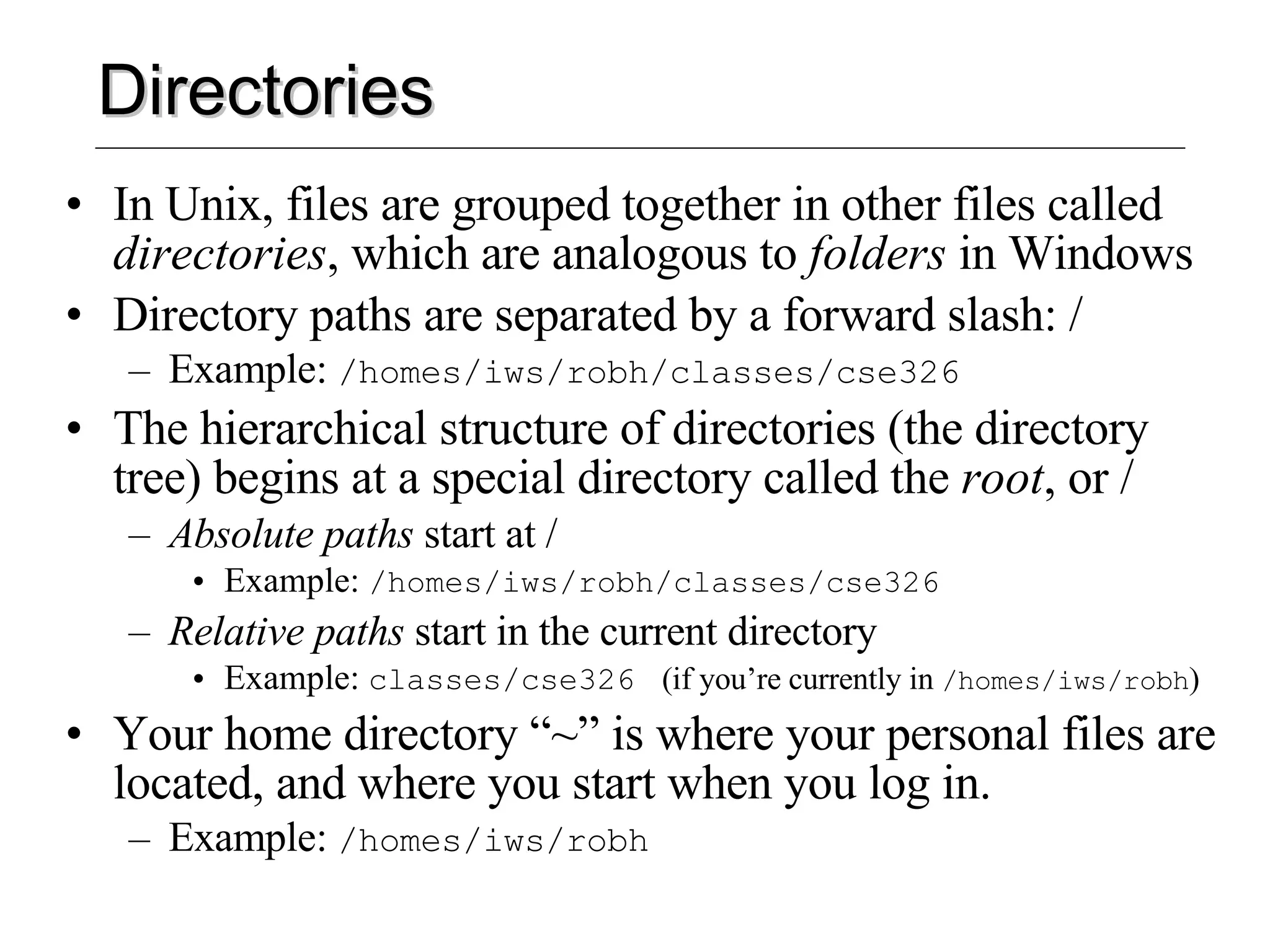 Unix basics ppt