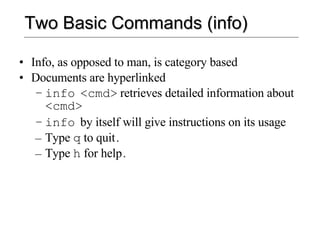 Unix Basics 04sp | PPT | Operating Systems | Computer Software and ...
