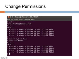 Know the UNIX Commands | PPTX | Operating Systems | Computer Software ...