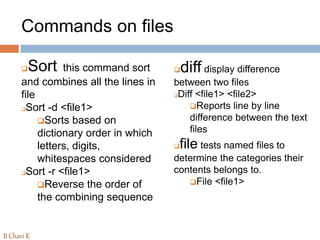 Know the UNIX Commands | PPT