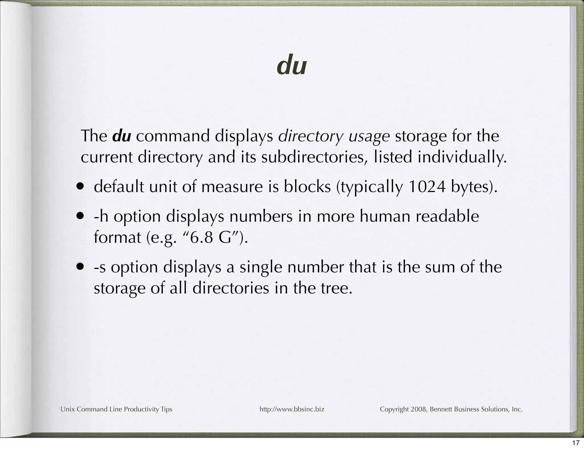 Unix Command Line Productivity Tips