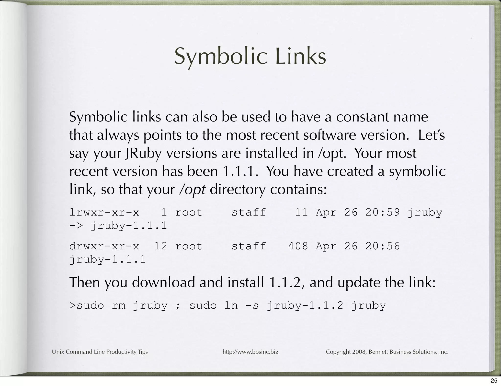Unix Command Line Productivity Tips