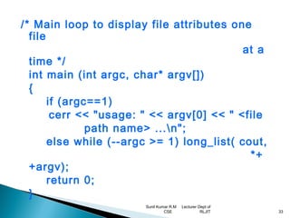Unix file api’s | PPT