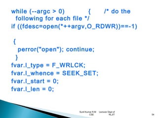 Unix file api’s | PPT