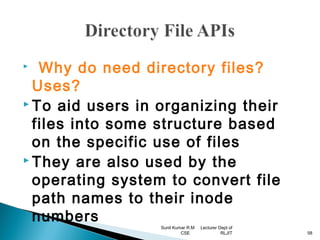 Unix file api’s | PPT