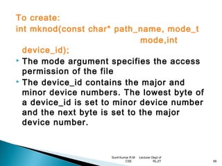 Unix file api’s | PPT