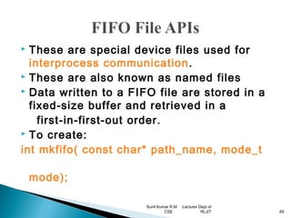 Unix file api’s | PPT