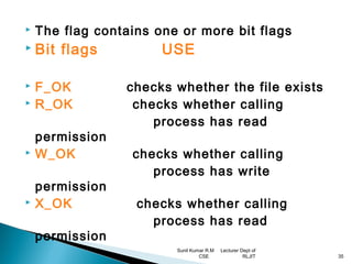 Unix file api’s | PPT