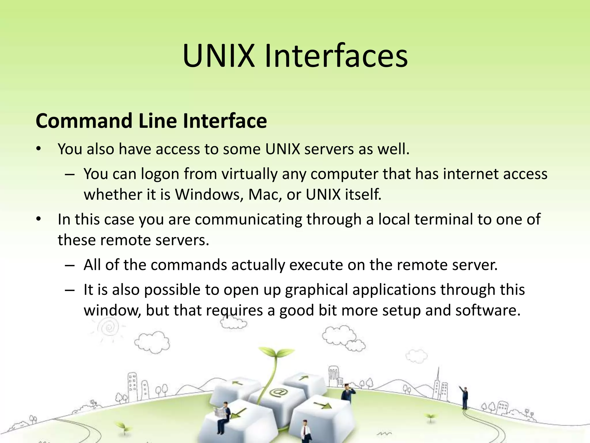 Unix operating system | PPTX