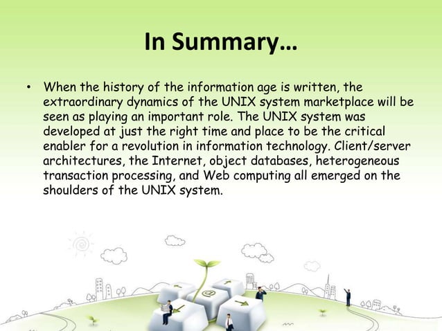 Unix operating system | PPTX