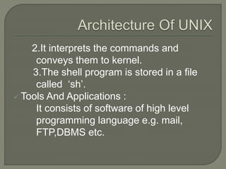 Unix Operating System | PPTX