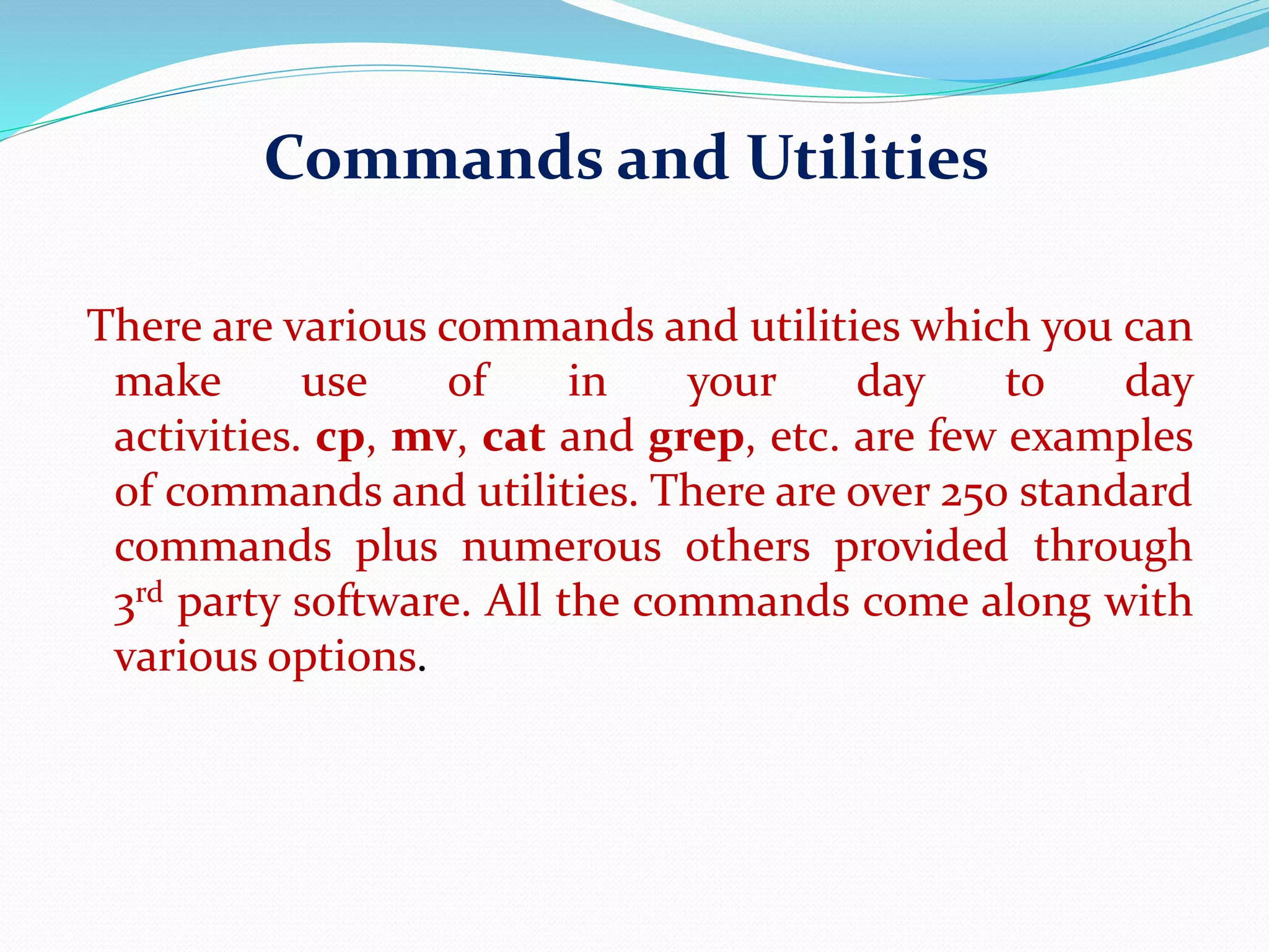 Unix operating system architecture with file structure | PPT