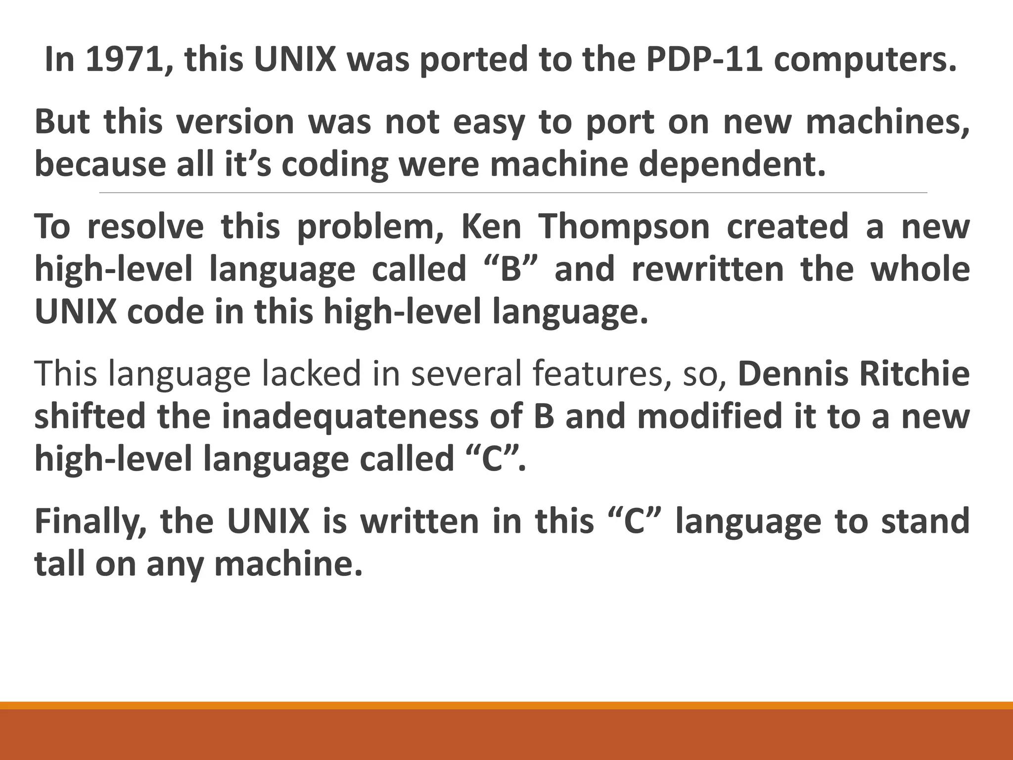 Introduction to Unix operating system Chapter 1-PPT Mrs.Sowmya Jyothi | PPT
