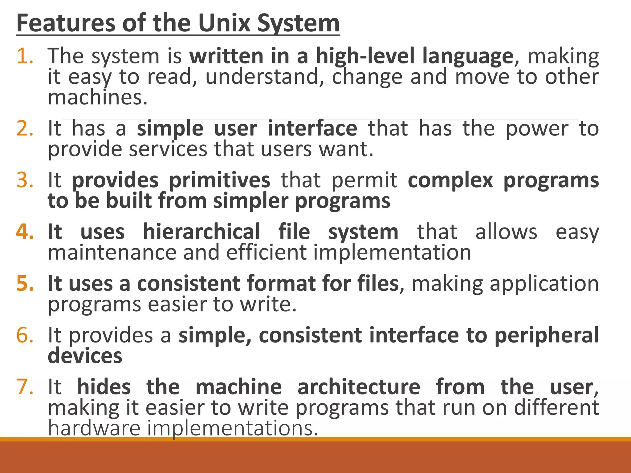 Introduction to Unix operating system Chapter 1-PPT Mrs.Sowmya Jyothi | PPT