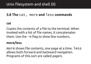 Unix Navigation Introduction to Unix-like systems (Part I-IV) | PDF