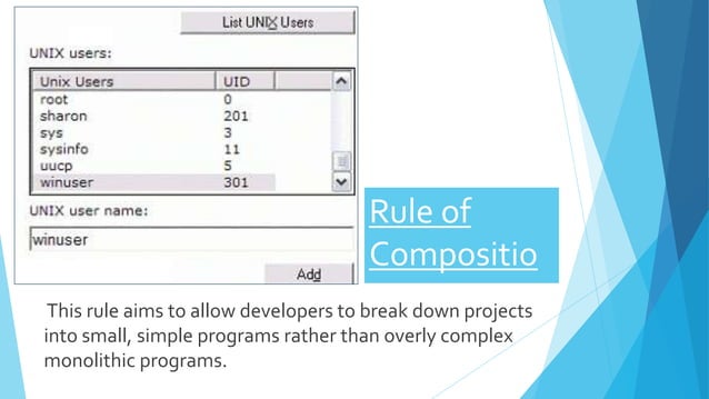 Unix philosophy and principles | PPT | Free Download