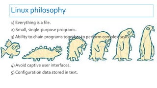 Unix philosophy and principles | PPTX