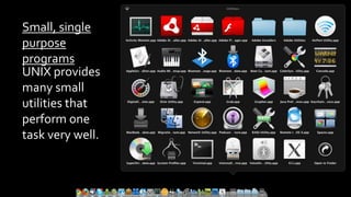 Unix philosophy and principles | PPTX
