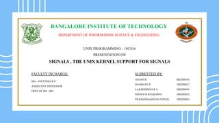 BANGALORE INSTITUTE OF TECHNOLOGY
DEPARTMENT OF INFORMATION SCIENCE & ENGINEERING
SUBMITTED BY:
ANJAN B 1BI20IS016
DASRHAN...
