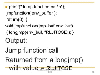 Jump Function Name Unix processes | PDF