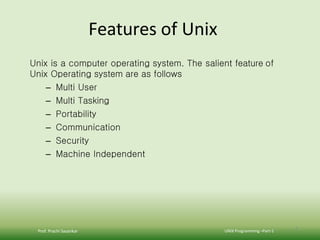 Unix shell programming intro-part-1 | PPT