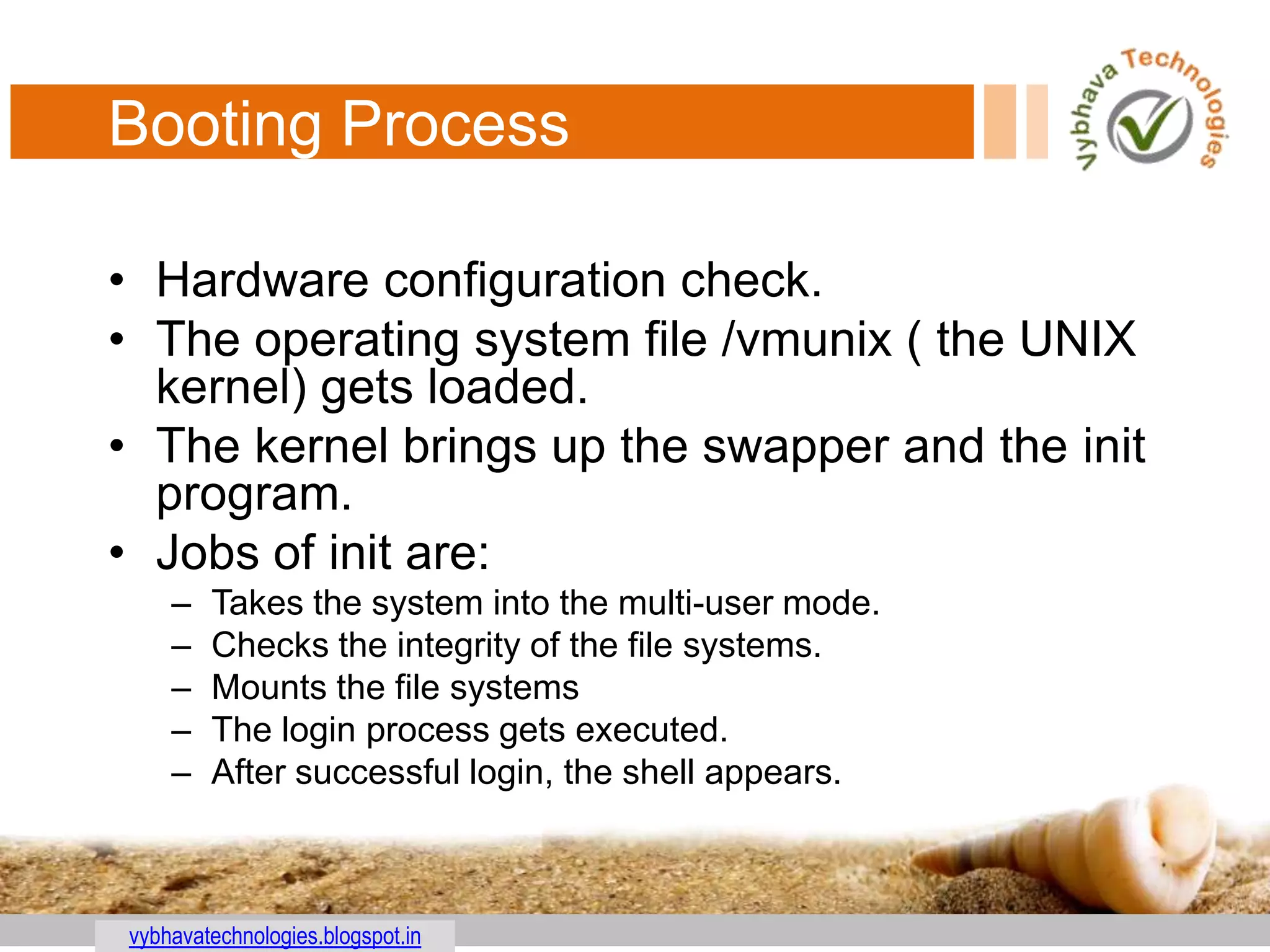 Unix shell scripting